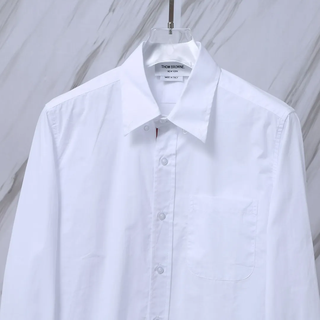 ：801 （TBNew Arrival Classic ） THOM BROWNE .TB Same Style 80 Breathable Same Style Authentic ：White Size：0/1/2/3/4